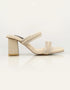Mystique Marvel Beige Braided Block Heels – Essence by Rubina